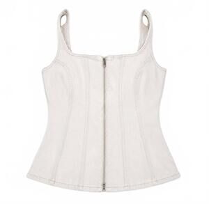 NEW DALA women's cocoon bustier top in salt